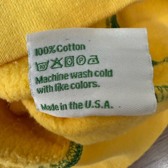 NWOT Made Some Souvenirs Sagrada Familia Sweatshirt Yellow Size XS - Picture 8 of 10